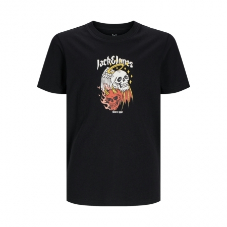 JORSEVEN SKULL TEE SS CREW NEC 178012 Black