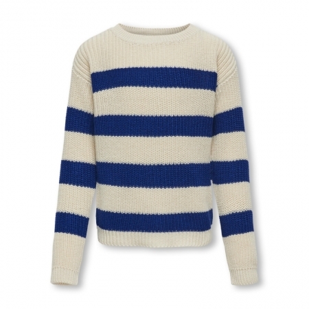 KOGSIF LS STRIPED PULLOVER KNT 180083005 Birch