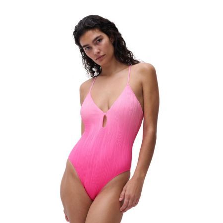 SWIM Lime C77 PINK TIE AN