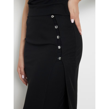 MIDI ELIS SKIRT JBLK JET BLACK