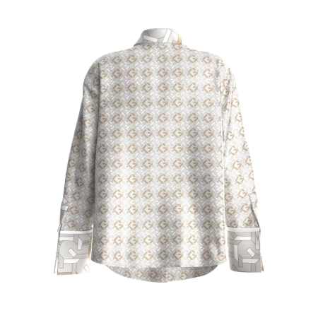 LS ALEXANDRA SHIRT P1HV NEW G LOGO SAND PRINT