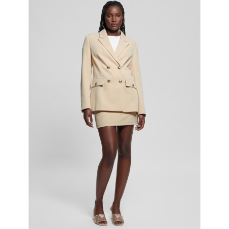 LS FIONA DOUBLE BREAST BLAZER G1L7 FOAMY TAUPE