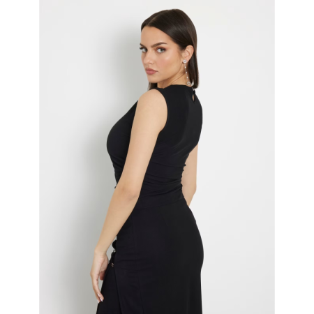 SL ELIS DRAPE TOP JBLK JET BLACK