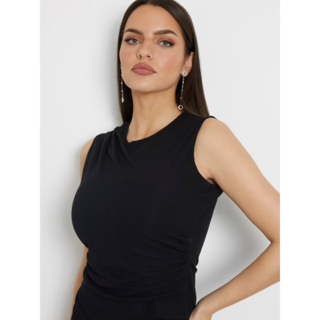 SL ELIS DRAPE TOP JBLK JET BLACK