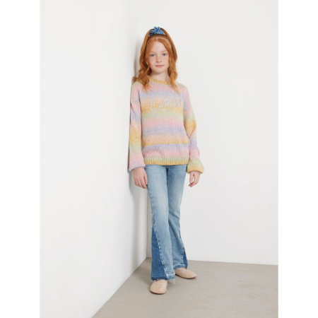 LS SWEATER F39E MULTICOLOR FANCY STR