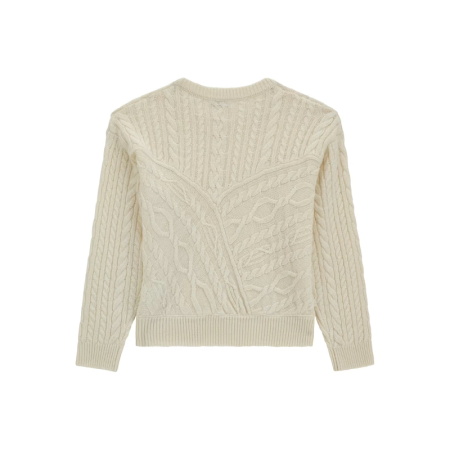 LS SWEATER G012 CREAM WHIT