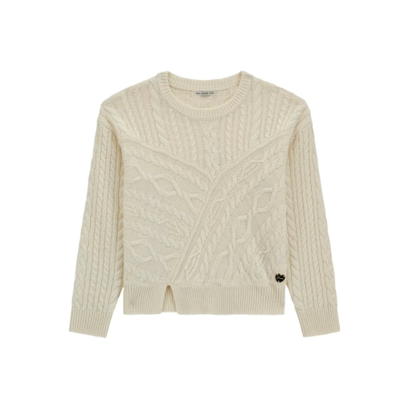 LS SWEATER G012 CREAM WHIT