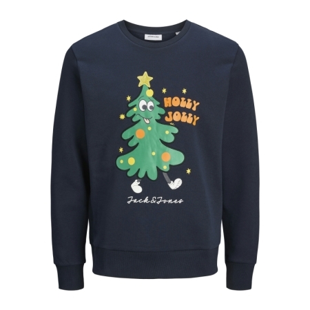 JJXMAS JOLLY SWEAT CREW NECK J 175917 Sky Capt