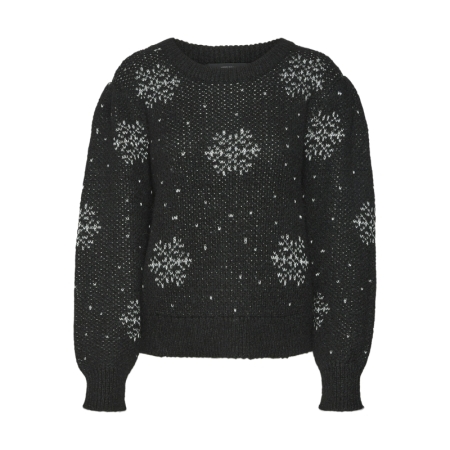 VMSNOWY FROST LS O-NECK PULLOV 177868002 Black