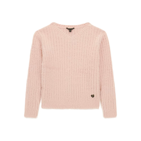 LS SWEATER G66B PINK ROSES