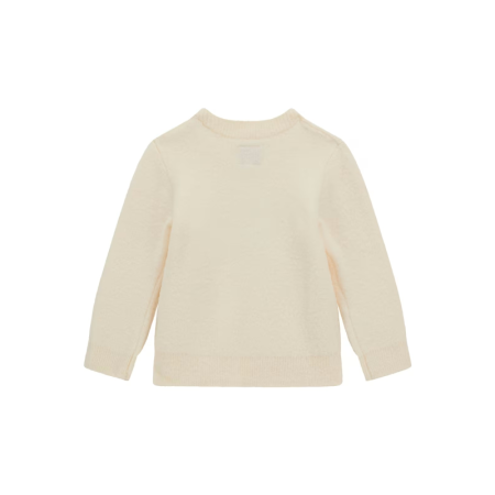 LS SWEATER G012 CREAM WHIT