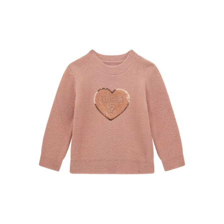 LS SWEATER G5B0 BRICK ROSE