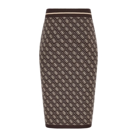 LISE 4G SKIRT SWTR FN0T DARK COFFEE BISCOTTI