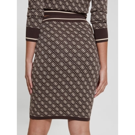 LISE 4G SKIRT SWTR FN0T DARK COFFEE BISCOTTI