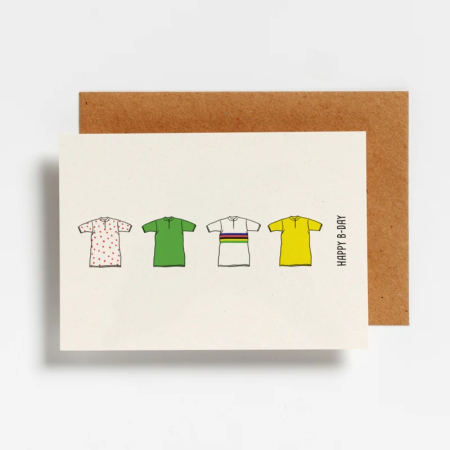 Happy b-day cycling shirt multi