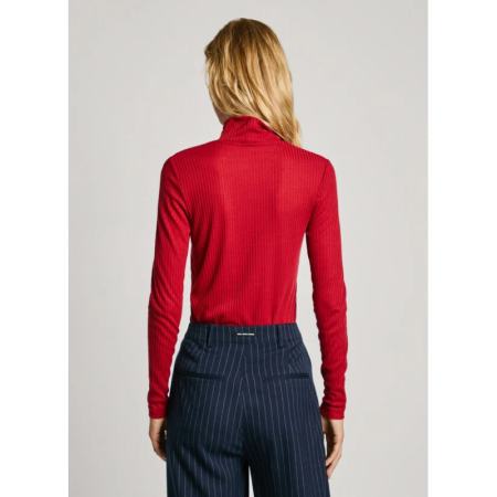 FLORY OPEN RIB 286 BURNT RED