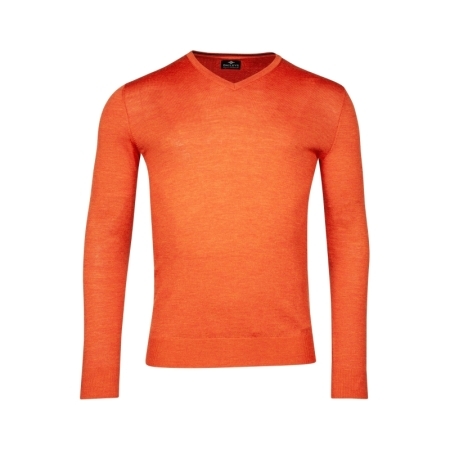 V-NECK 34 MID ORANGE