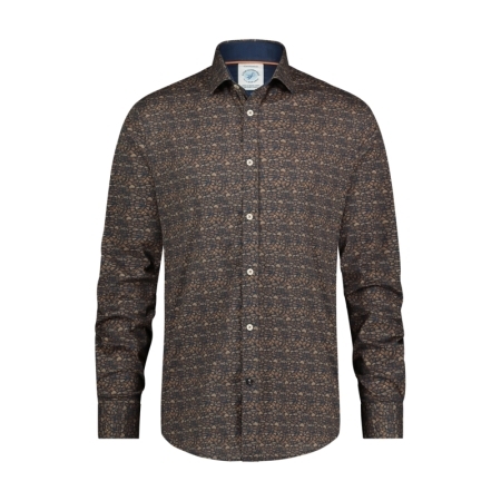 SHIRT FIREWOOD 201 COGNAC