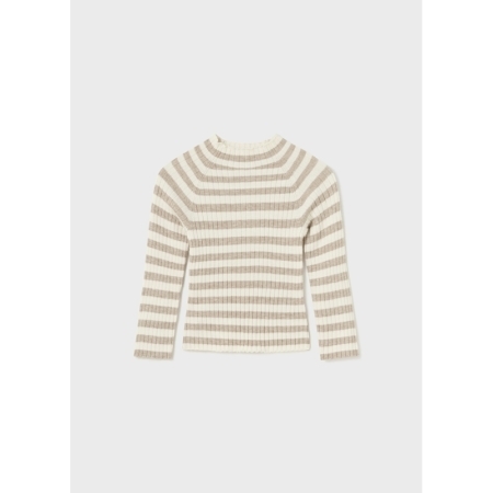 KNIT MOCKNECK 027 H.BARK