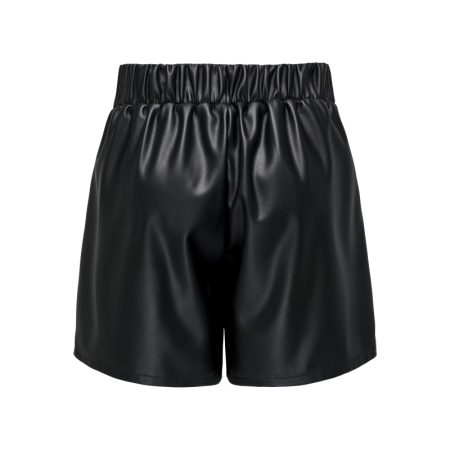 JDYSOYA GEGGO PU SHORTS JRS AT 177911 Black