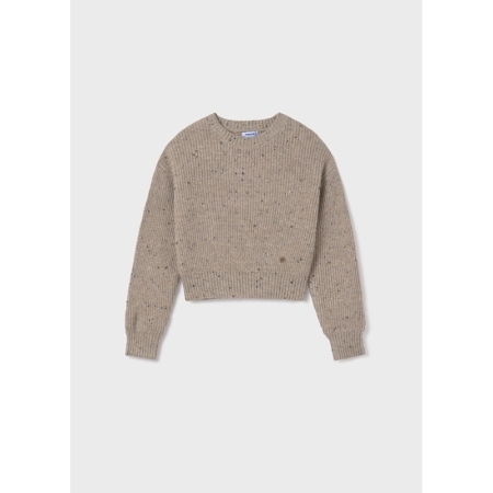 SPECKLED SWEATER 010 SEPIA