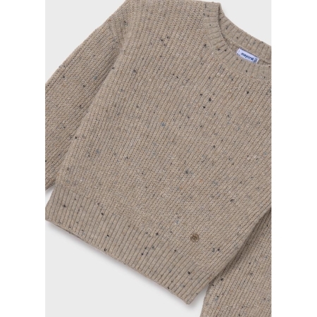 SPECKLED SWEATER 010 SEPIA