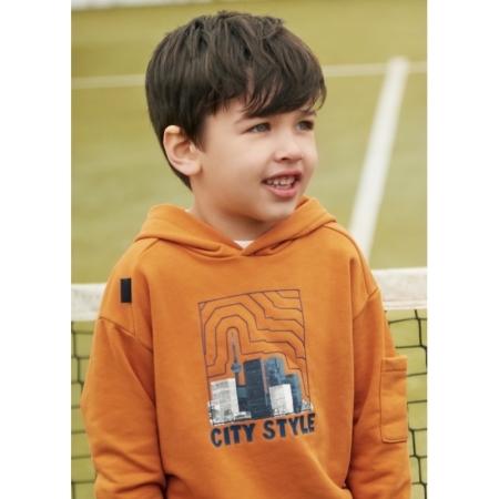 PULLOVER "CITY STYLE" 092 CARROT