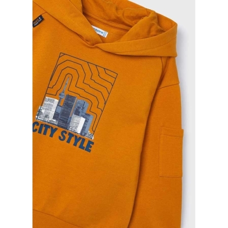 PULLOVER "CITY STYLE" 092 CARROT