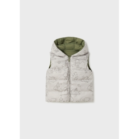 REVERSIBLE VEST 055 FOREST