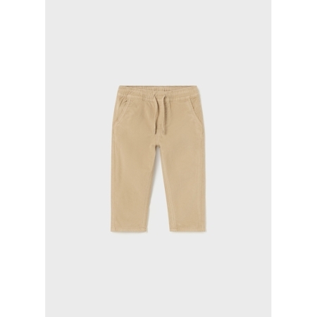 MICRO-CORD LINED TROUSERS 064 ALMOND