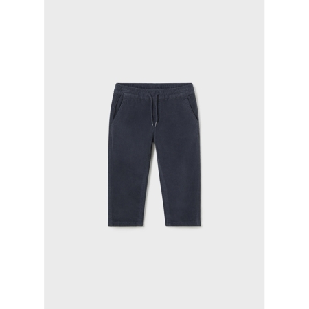 MICRO-CORD LINED TROUSERS 066 PETROLEUM