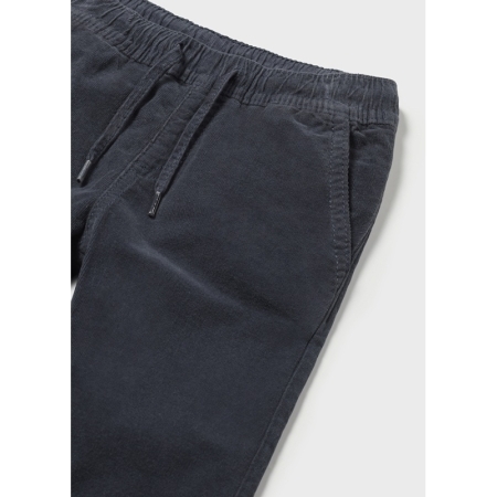 MICRO-CORD LINED TROUSERS 066 PETROLEUM