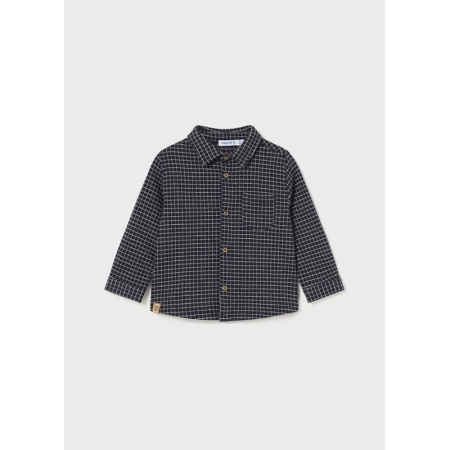 JACQUARD OVERSHIRT 055 NAVY