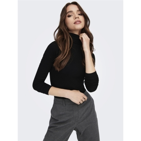 ONLSILLE ROLL NECK TOP JRS NOO 177911 Black