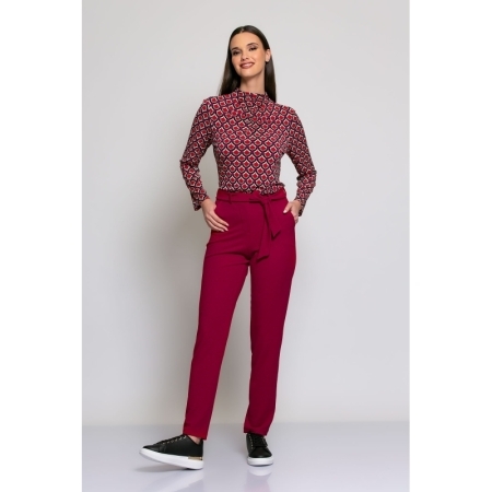 TROUSERS MAGENTA