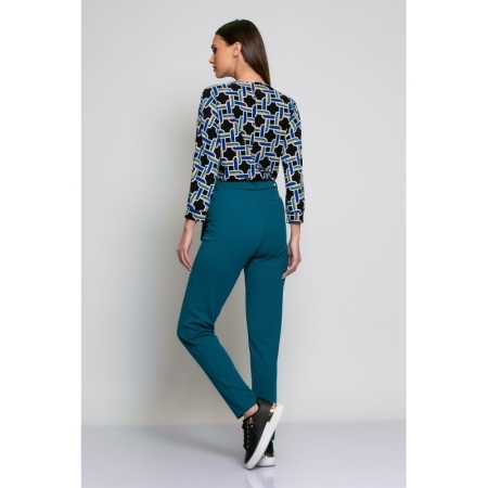 TROUSERS PAGODA BLUE