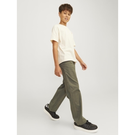 JPSTALEX PF WORKER PANT LN JNR 176065 Olive Ni