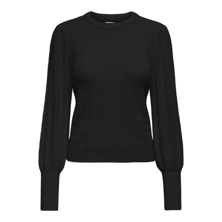 ONLKATIA LS STRUC PUFF ONECK C 177911 Black