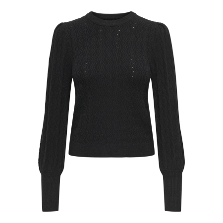 ONLKATIA LS STRUC PUFF ONECK C 177911 Black