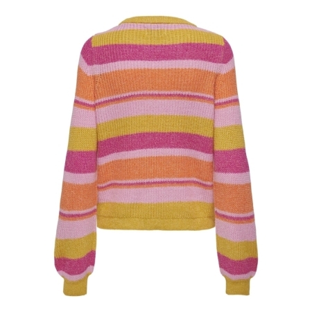 ONLALMI LS STRIPE O-NECK CC KN 282015003 Fuchs