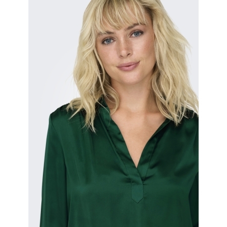 ONLZORA LS V-NECK COLLAR TOP W 213330 Evergree