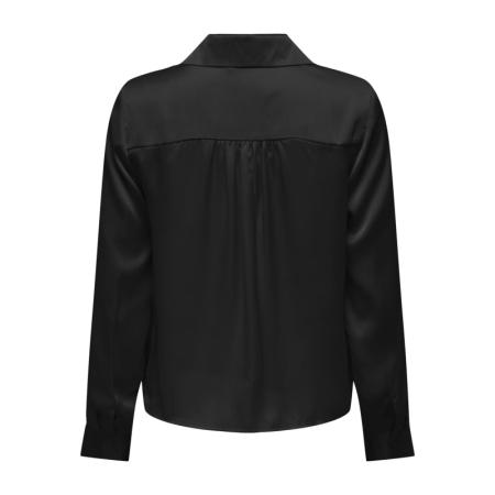 ONLZORA LS V-NECK COLLAR TOP W 177911 Black