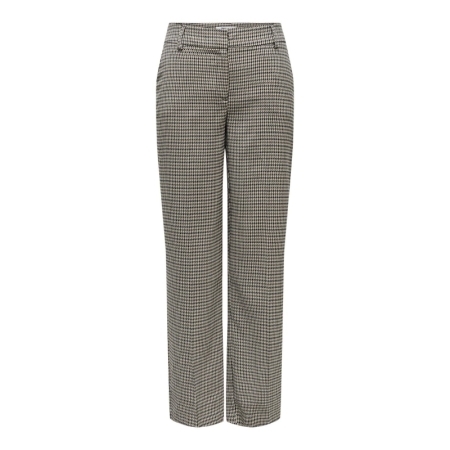 ONLLETTIE MW STR CHECK PANT TL 177922001 Cloud