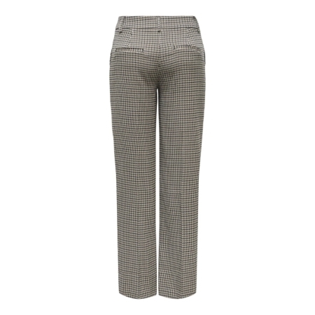 ONLLETTIE MW STR CHECK PANT TL 177922001 Cloud