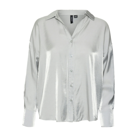 VMQUEENY LS SHIRT WVN GA 175628 Silver