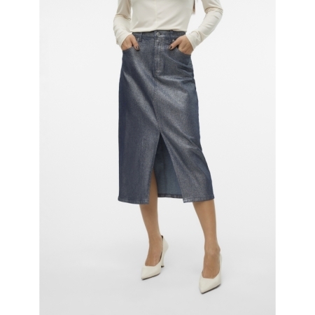 VMVERI HR CALF DNM SKIRT VI246 178001001 Mediu