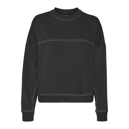 VMCARLA LS BOXY SWEATSHIRT JRS 177868001 Black