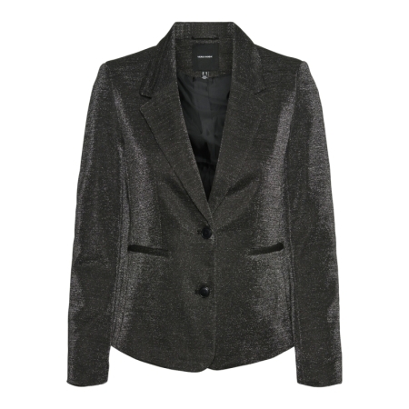 VMSHALI LS FITTED SHINY BLAZER 177868001 Black