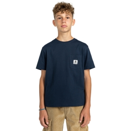 BASIC POCKET LABEL SS YOUTH ECN ECLIPSE NAV