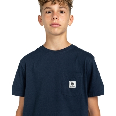 BASIC POCKET LABEL SS YOUTH ECN ECLIPSE NAV